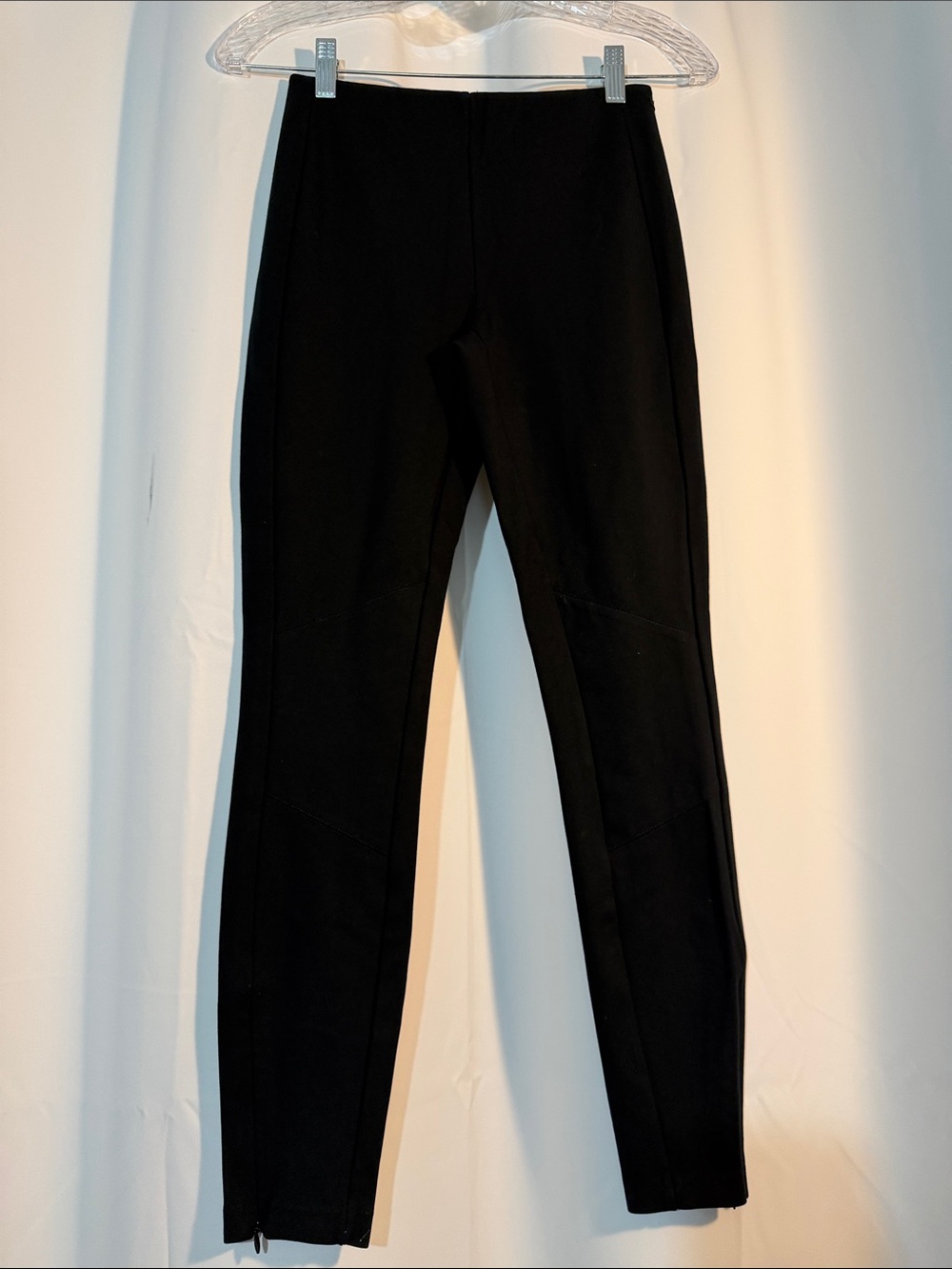 Polo by Ralph Lauren Black Pull On Women's Stretch Equestrian Style Leggings B5